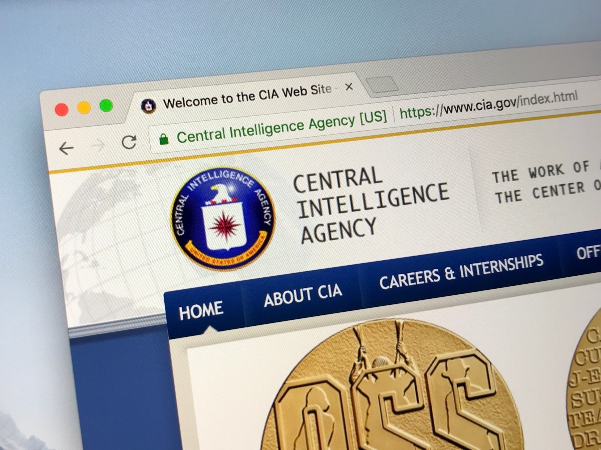 Langley, Virginia, U.S., - May 17, 2018: Official homepage of The Central Intelligence Agency (CIA) is a civilian foreign intelligence service of the United States federal government